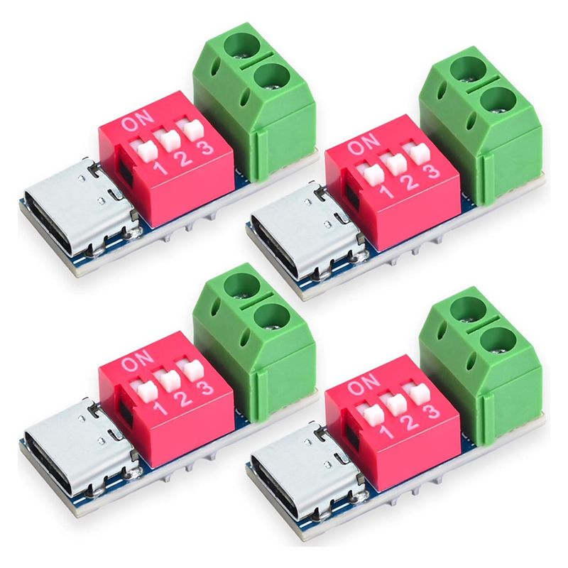 Woodworking Qc - Moduł wyzwalający PD A84X-USB-C, emulator PD/QC,
