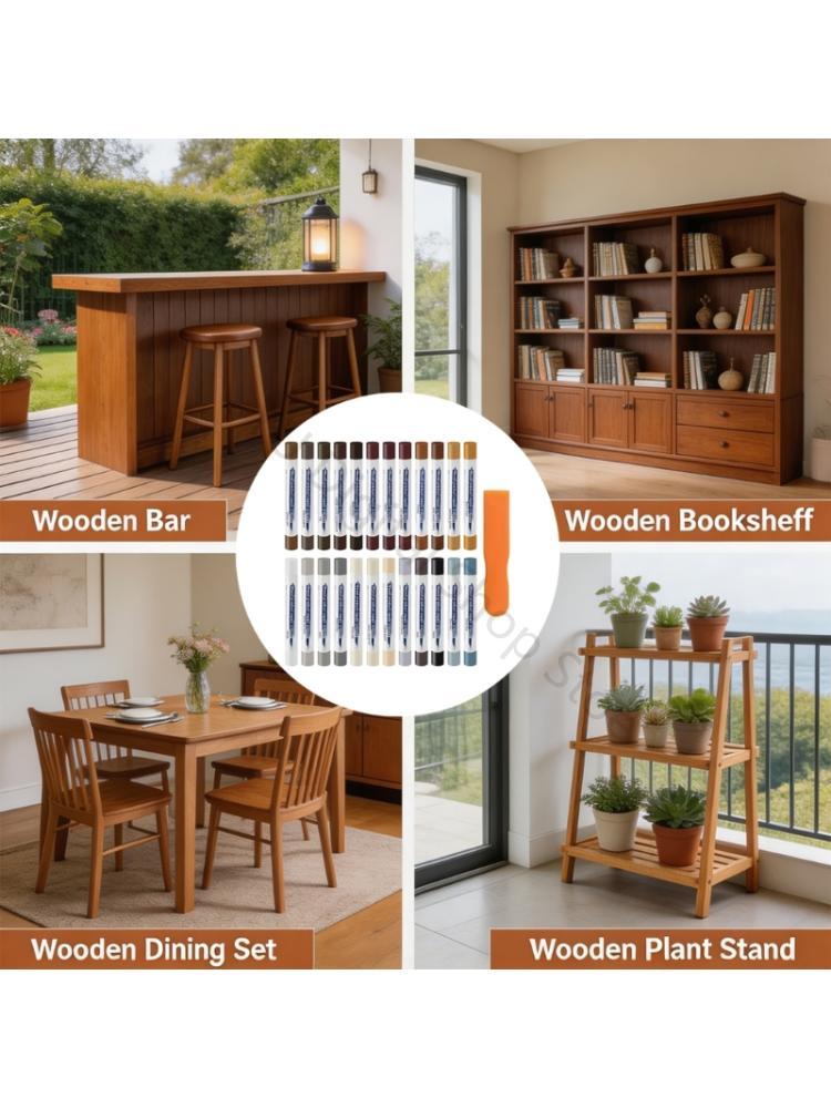 Cabinet Scraper Set - Zestaw woskowych sztyftów do markerów w