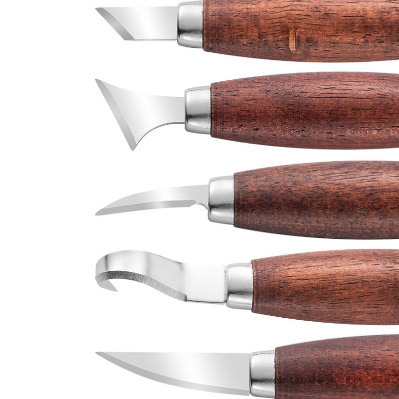 Zestaw 5 dłut do rzeźbienia w  – Woodworking Hand Tools recenzja i cena