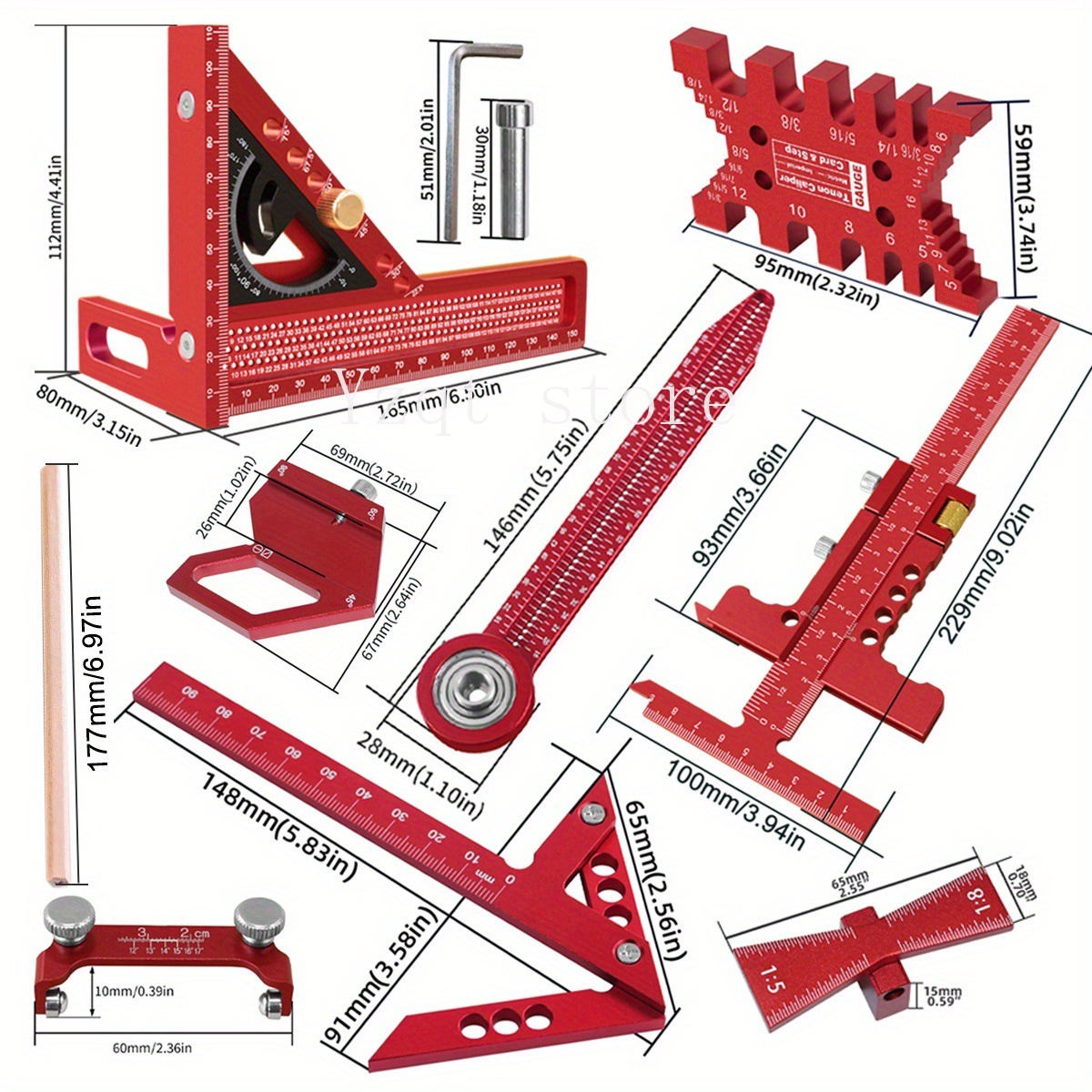 Zestaw narzędzi pomiarowych do – Woodworking Free Plans recenzja i cena