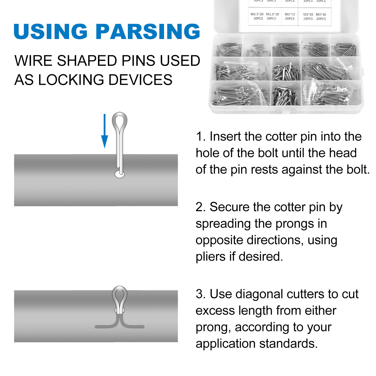 420Pcs Zestaw sworzni dociskow – Woodworking Shops recenzja i cena